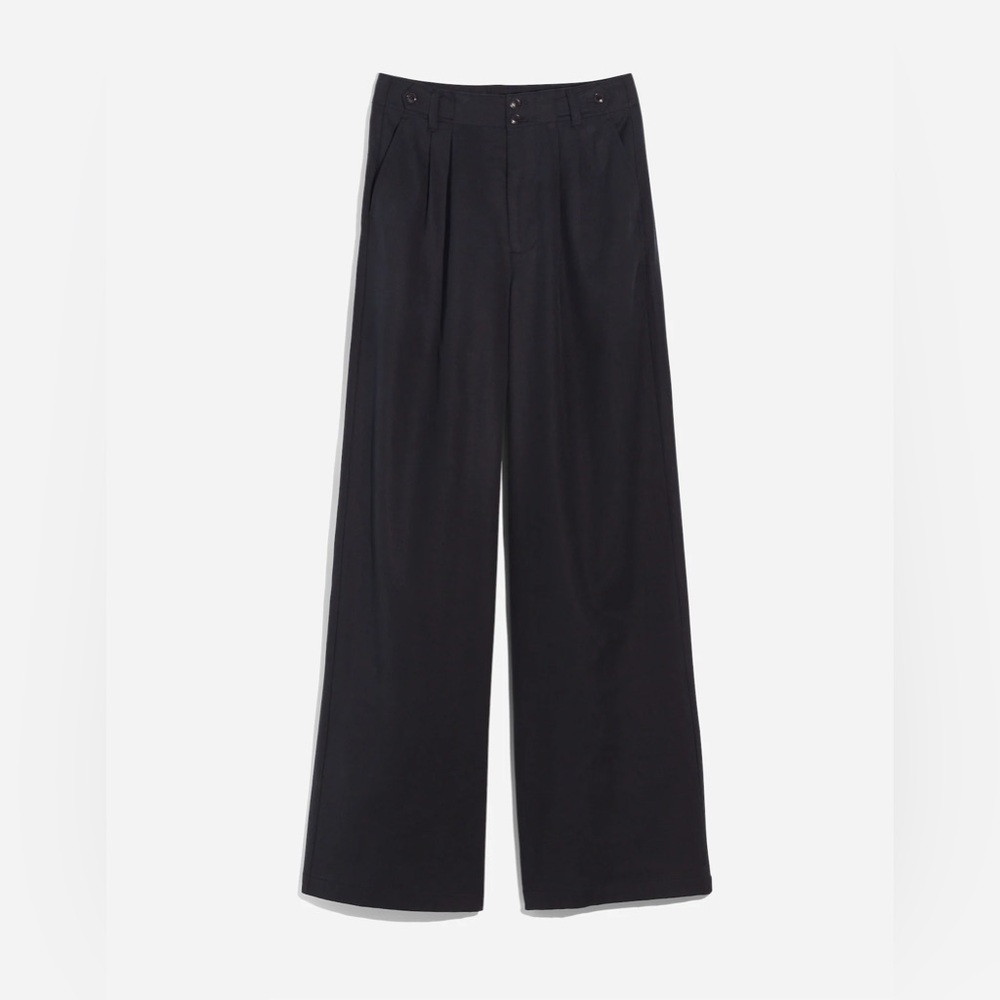 NEW Madewell The Harlow Petite Wide-Leg Pant Size 0P